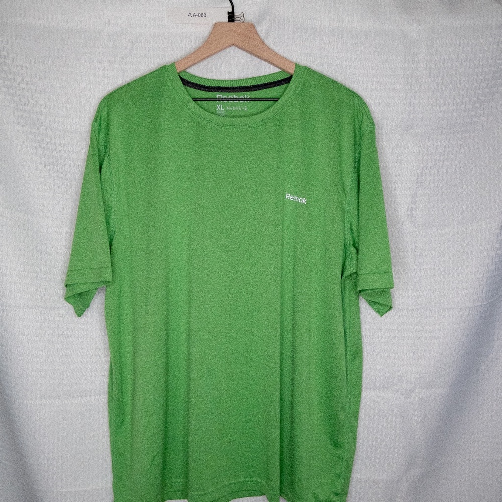 REEBOK - MENS ACTIVEWEAR SHIRT - GREEN - XL